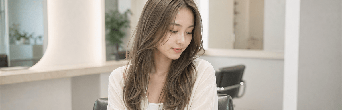 ベージュシャンプー＋ピスタチオグリーンで美しく保ったオリーブベージュ