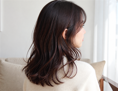ブリーチなし黒染め1〜2ヶ月の見本