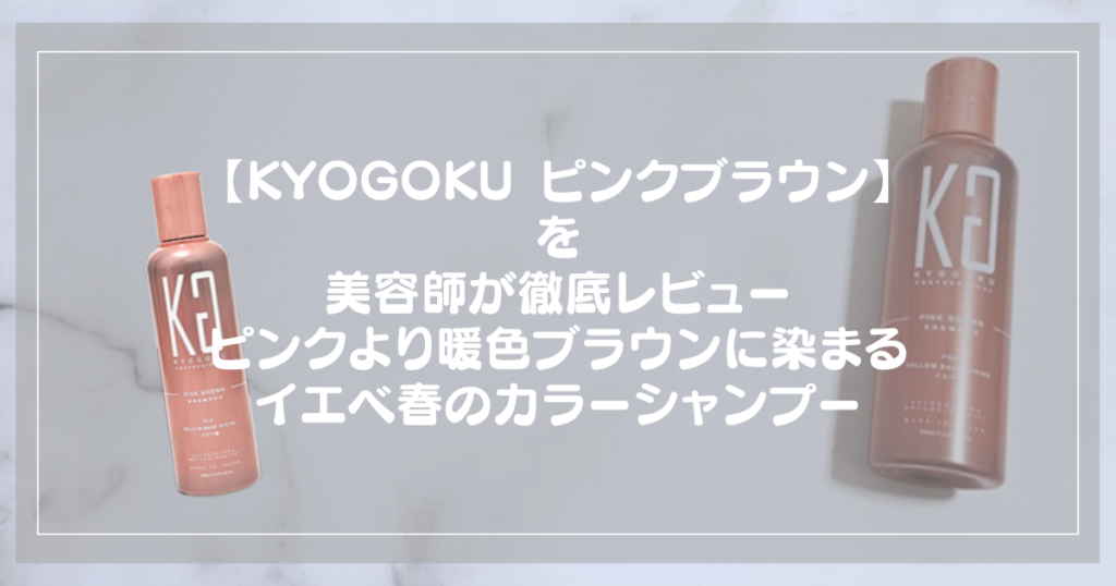 kyogoku pinkbrown reviewの記事アイキャッチ