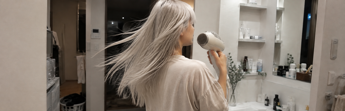 whitesilver haircolorに合うカラーシャンプーの使い方