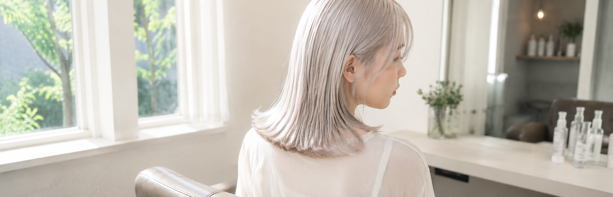 whitesilver haircolorの色落ちまとめ
